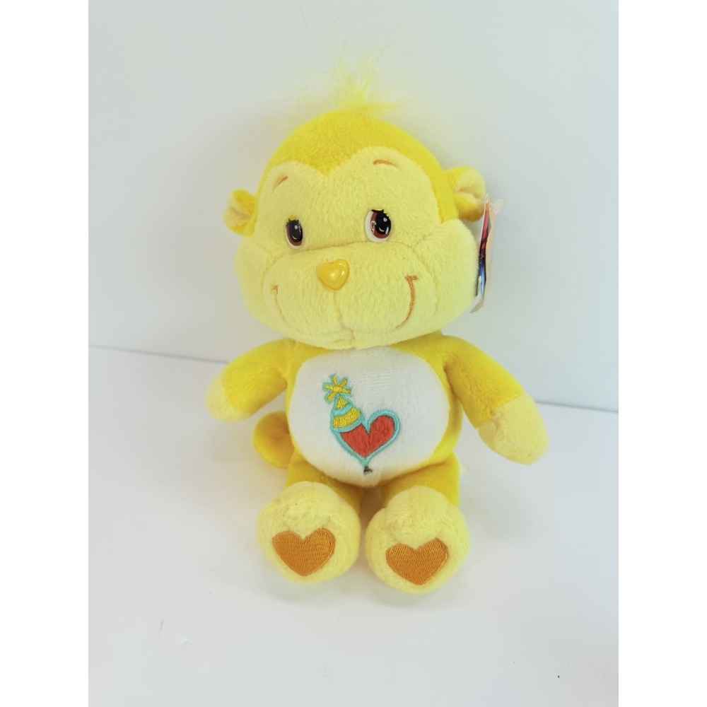Care Bears Cousins Playful Heart Monkey 8" Stuffed Plush Animal 2003 Vintage